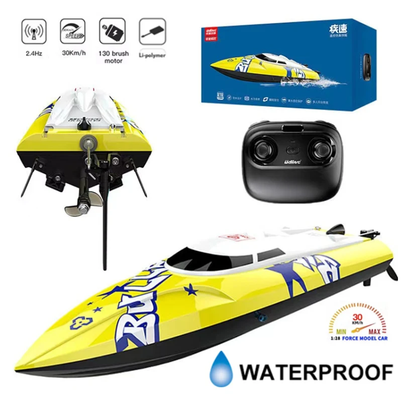 

2024 RC Boat 2.4 Ghz Brushless Electric High Speed Racing Speedboat Waterproof Yacht Small Toy Boat RC Yacht Electric Toy Gift