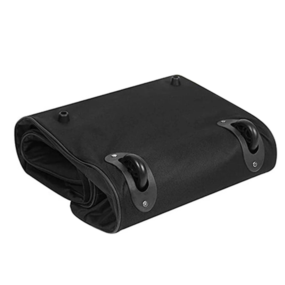 Faltbare Golf-Reisetasche mit Rollen, großes Fassungsvermögen, robust, aus strapazierfähigem 600D-Material, ideal zum Schutz von Golfschlägern und für den Versand per Flugzeug. – Detail 2