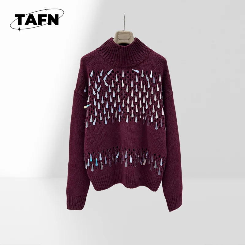 

Уютный вязаный свитер для женщин, для холодных дней и удобной носки. Простой и элегантный на любой сезон. Стильный для зимней одеждыAG3112.