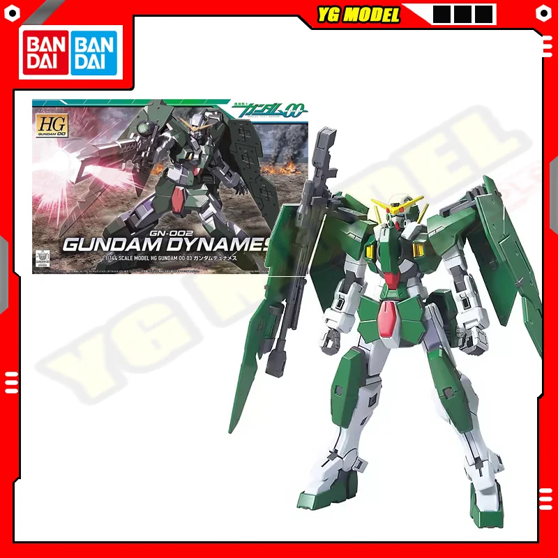 

BANDAI Gundam Dynames HG 1/144 GN-002 Model Edition Standard Model Kit Assembly Strike Freedom Unicorn Action Figures Original