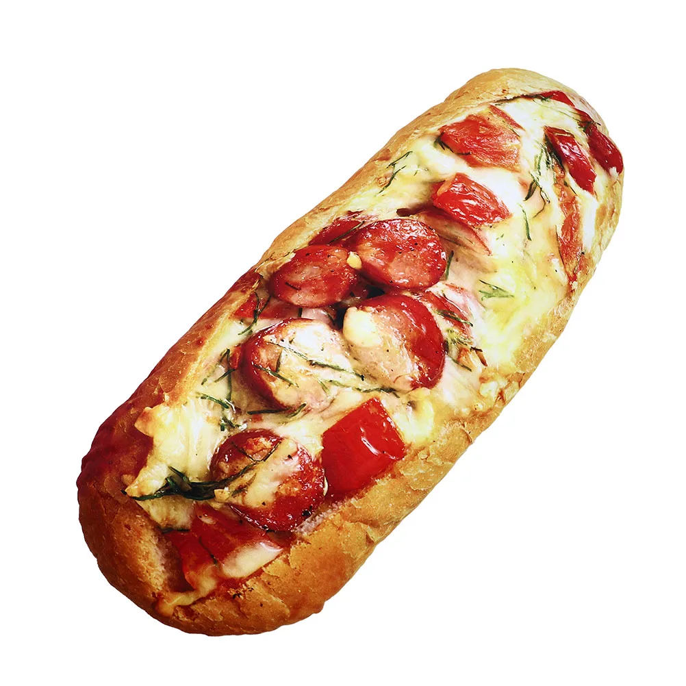 

Simulated Bread Pillow Shape Lumbar Cushion Sofa Decor Nap Ductile Imitation Household Backrest Novelty Food Pillows