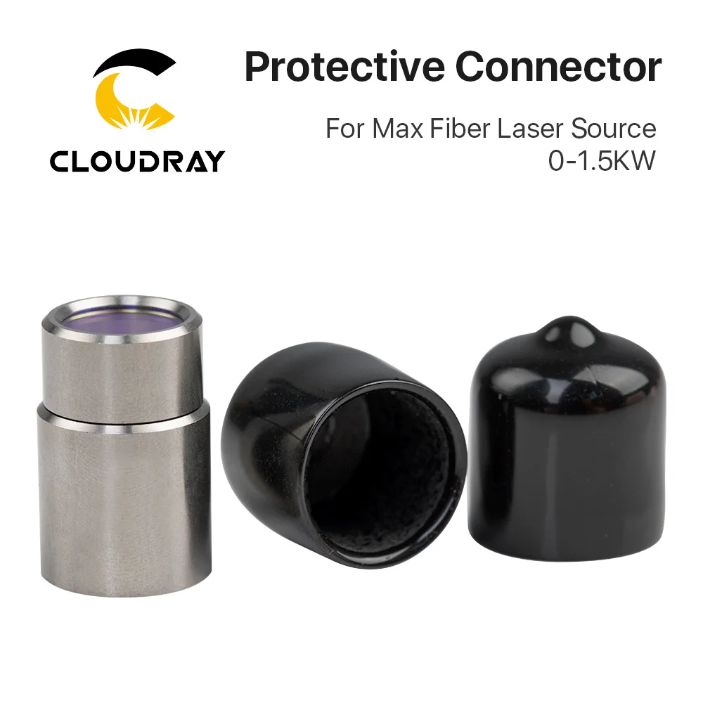 Cloudray Max 0-1.5KW Fiber Laser Source Output Protective Connector Lens Group for Max Fiber Laser Source