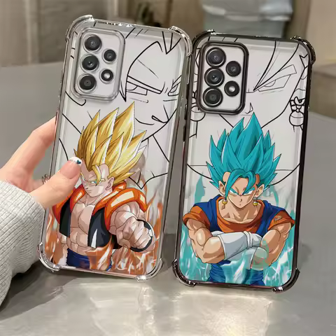 Dragon Ball Goku Phone Case for Samsung A13 A22 A24 A32 A51 4G A15 A16 A23 A52 4G 5G A25 A32 A33 A34 A35 A52s A54 A55 A73 5G