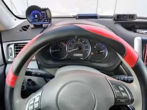 Neuestes A501 Auto Head-Up-Display OBD2 Smart Car HUD Turbo-Anzeige Digitaler Kilometerzähler Sicherheitsalarm Wasser- & Öltemperatur Drehzahlmesser Auto-Messgerät – Detail 4