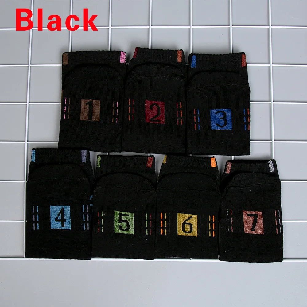 

7 пар повседневных спортивных хлопковых носков до щиколотки для экипажа