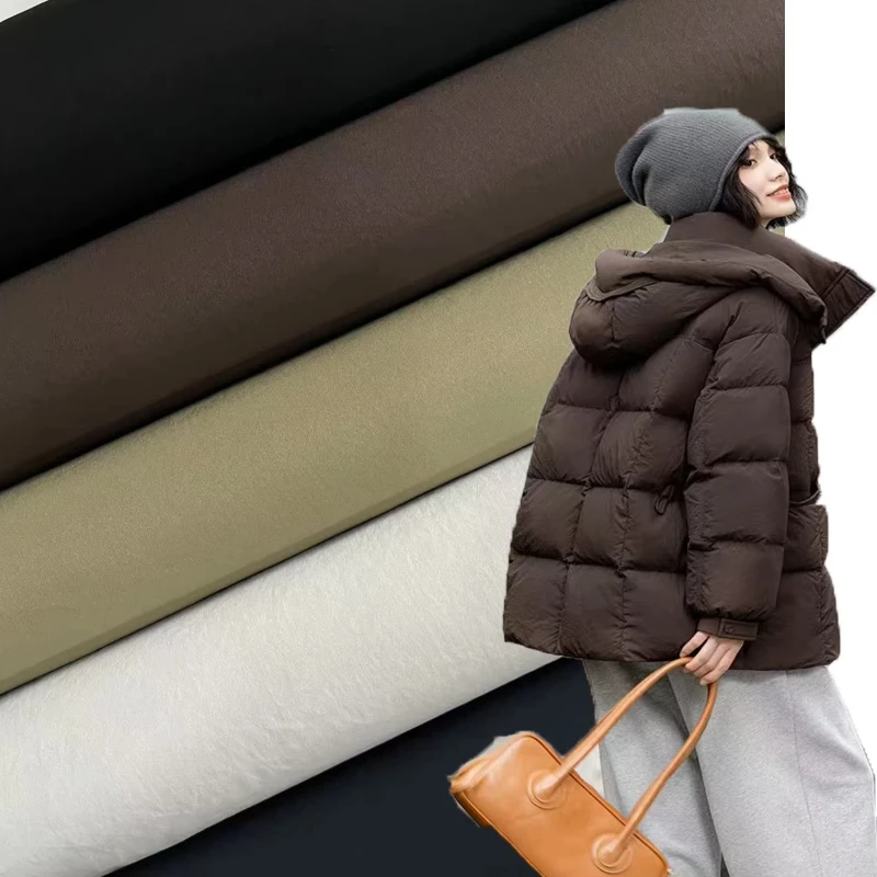 L100cm X W150cm 3 Layer Down Jacket Fabric Premium Soft Windproof Wrinkle Resistant Waterproof Textile Winter Coat DIY Material