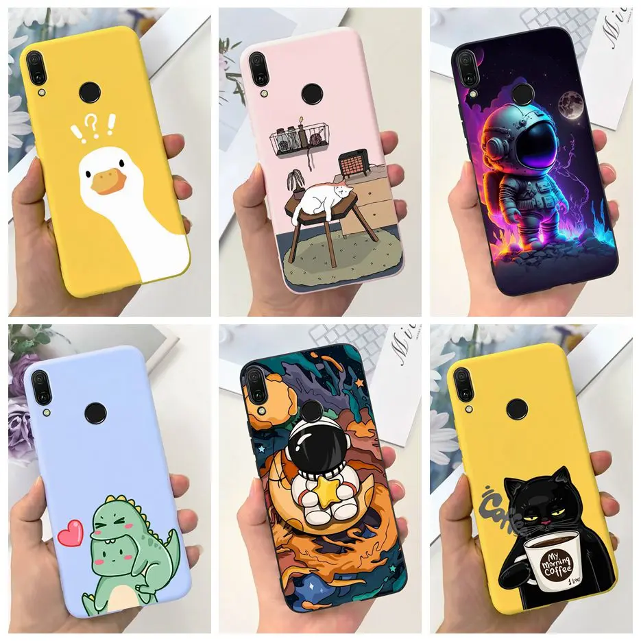 For Huawei Y9 2019 Case Huawei Y9s Stylish Candy Painted Cover Soft TPU Phone Cases For Huawei Y9 Prime 2019 Y 9 Y9s 2019 Bumper