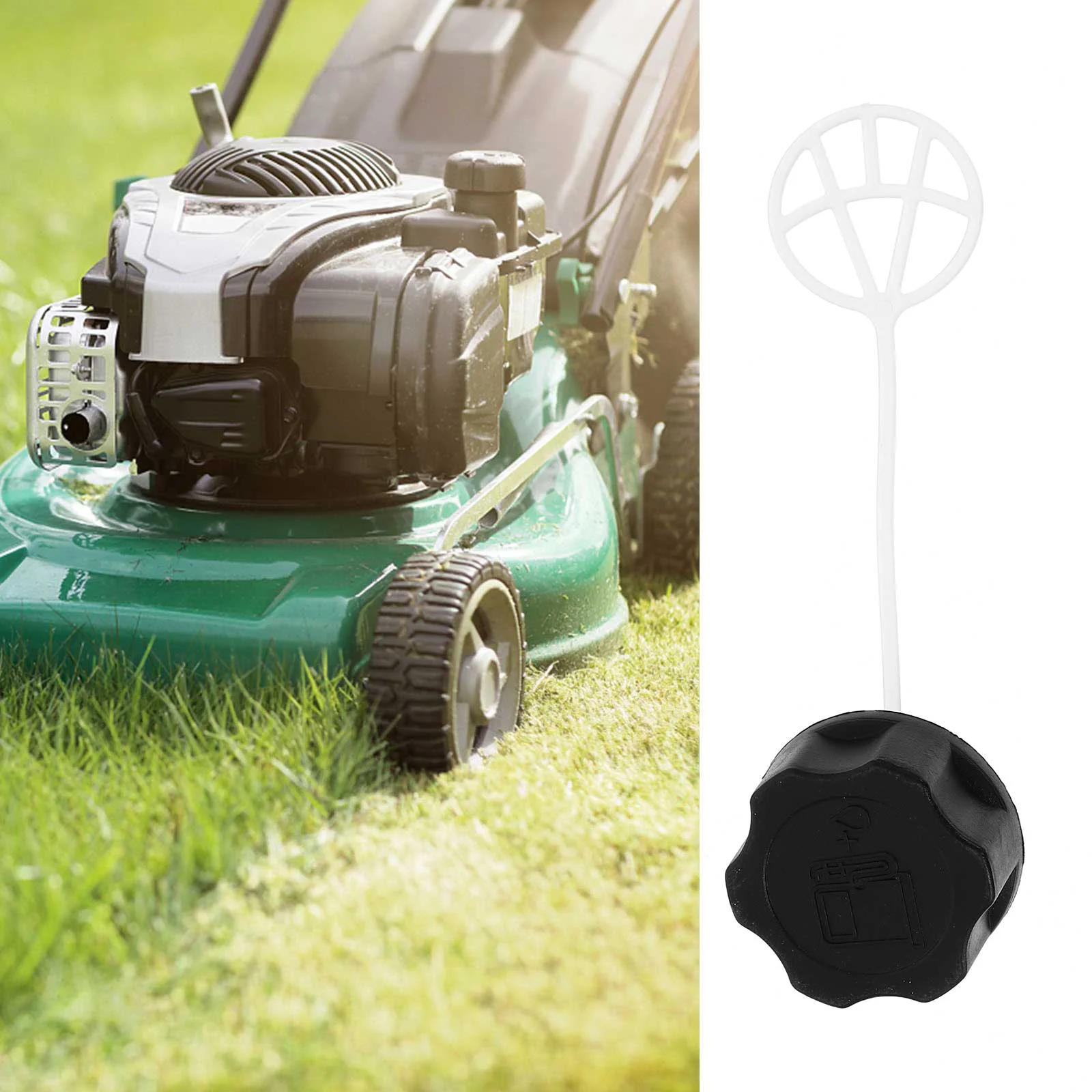 환기 전기톱 액세서리용 전기 잔디 깎는 기계 오일 탱크 캡 블랙