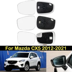 DECHO Heating Rearview Mirror lens For Mazda CX5 CX-5 2012-2021Exterior Side Mirror Reflective Lens Rearview Mirror Lenses Glass