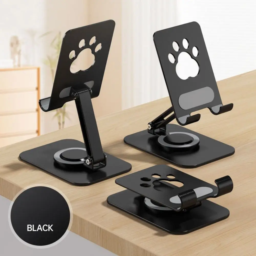 

Adjustable Cat Paw Tablet Stand 360° Rotation Foldable Foldable Phone Tablet Holder Portable Multi Angle Mobile Phone Stand