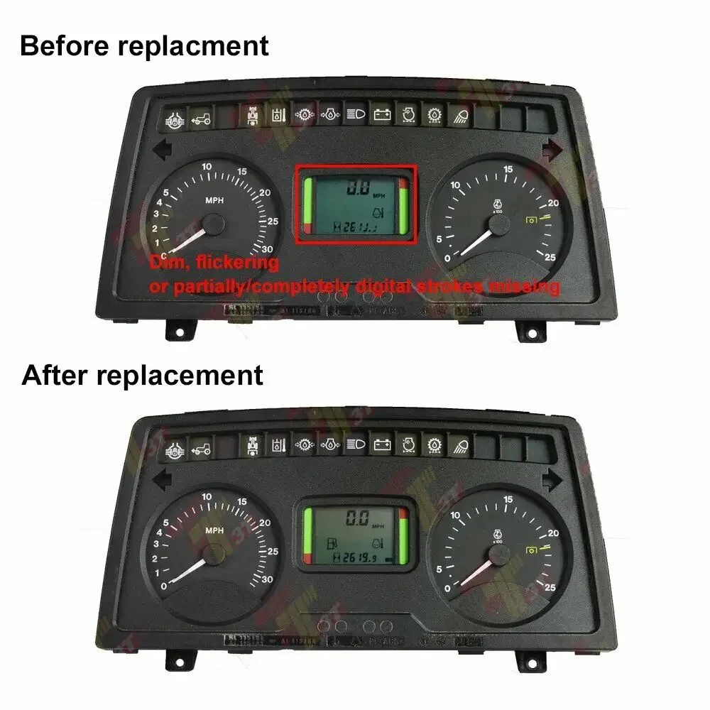 Wyświetlacz LCD deski rozdzielczej do zestawu wskaźników John Deere Panel BIF serii 6000 6320 6430 7320