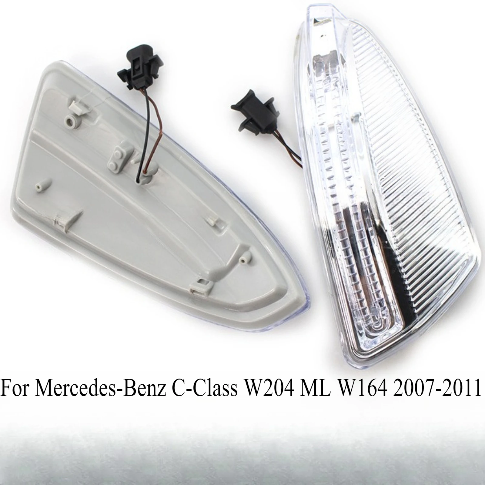 

For Mercedes-Benz C-Class W204 ML W164 2007-2011 Rearview Mirror Turn Signal Light & Side Marker Light Car Exterior Accessories