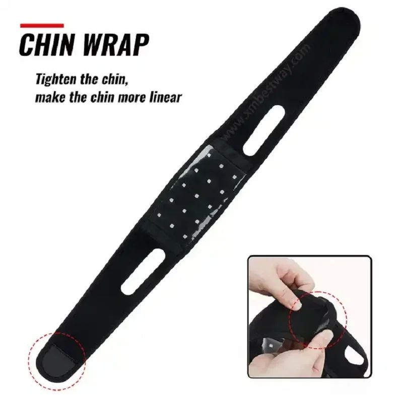 Red Light Chin Belt Physical Therapy Equipment To Loss Double Chin Fat Red Led Light Therapy Wrap for Chin Lipo Laser Belt