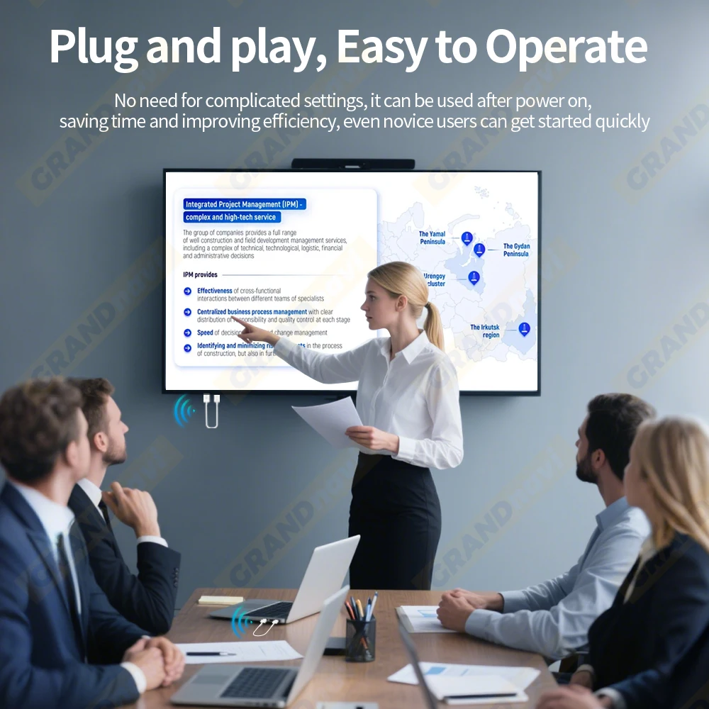 1080P HDMI 50M Sender Empfänger Extender Adapter Kompatibel Kabelloses Audio-Video PS4 Kamera Laptop PC zu Projektor TV ﻿ – Detail 11