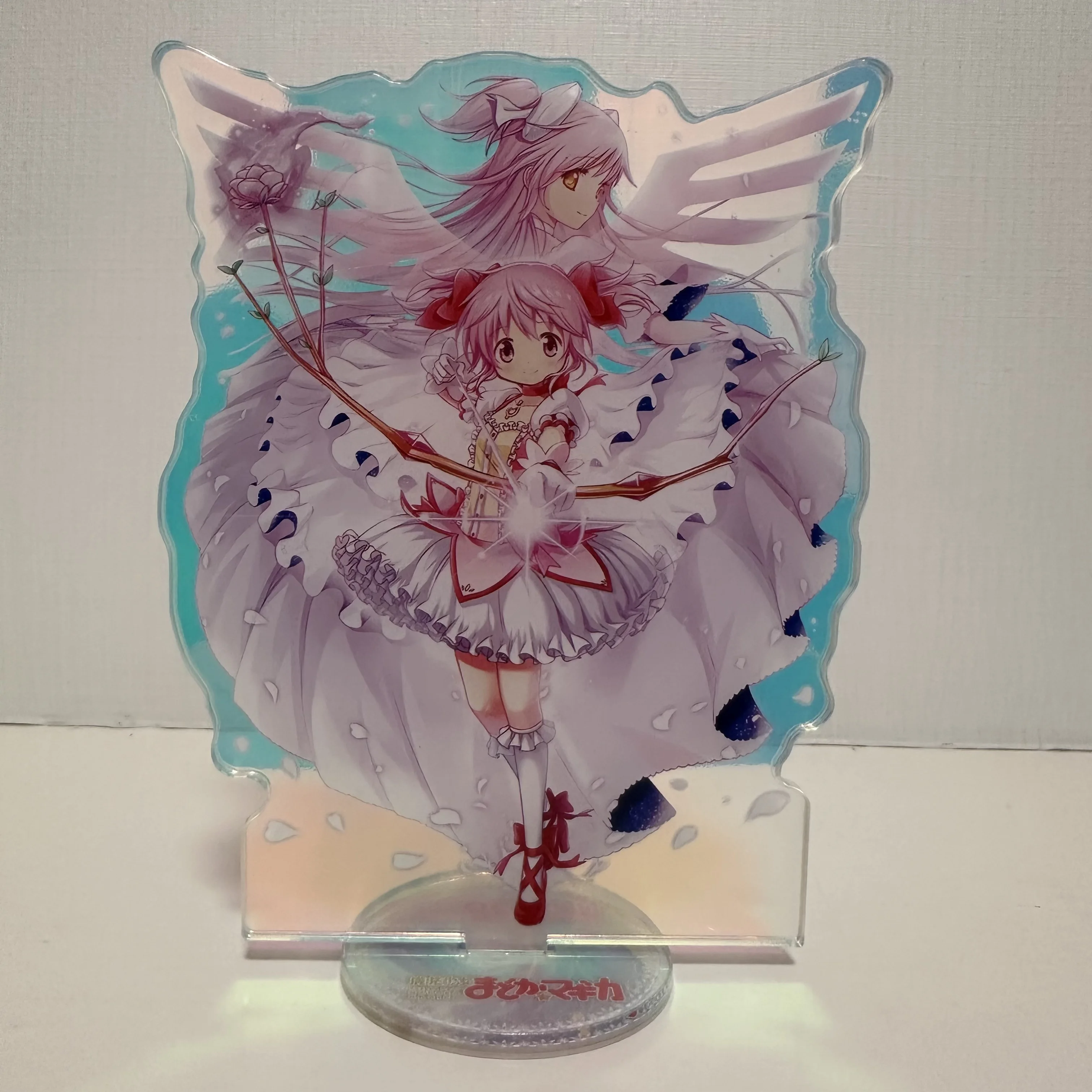 Puella Magi Madoka Magica Anime Kaname Madoka Akemi Homura Cosplay Acrylic Stand Model Plate Holder Cake Topper Birthday Prop