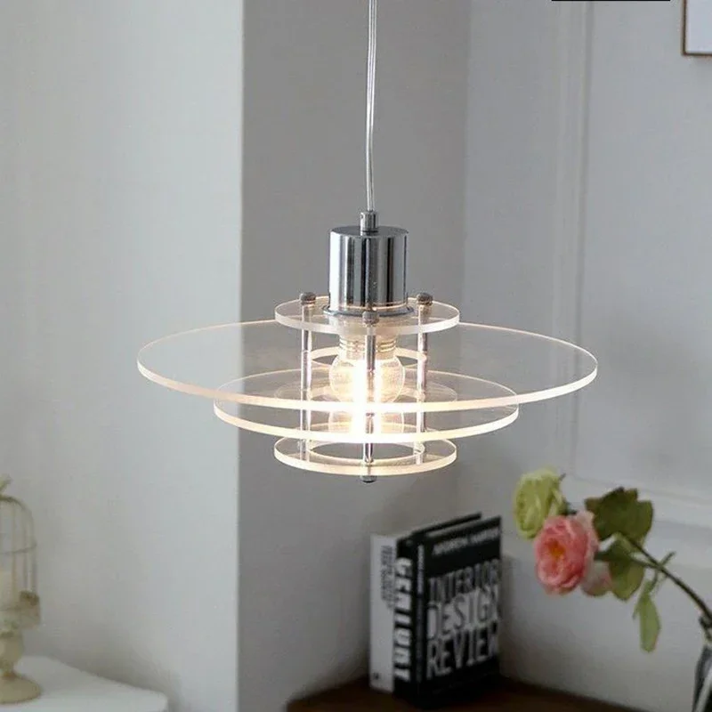 

Scandinavian Small Chandelier Denmark Bauhaus Multilayer Flying Saucer Designer Creative Decoration PH Restaurant Bar Study