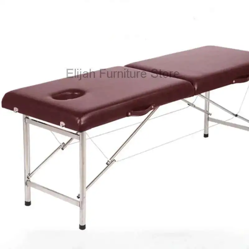 

Tattoo Beauty Massage Bed Folding Portable Bathroom Massage Comfort Lit Pliant Mattress For Eyelash Stretcher Salon Furniture