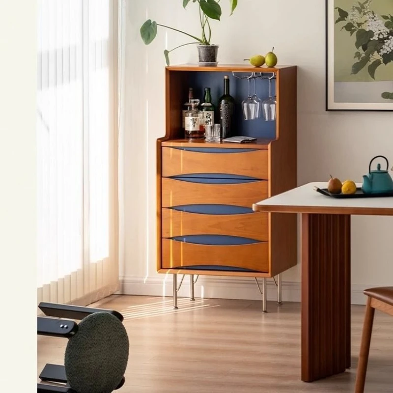 

Solid wood chest living room stand cabinet against the wall storage bedroom locker