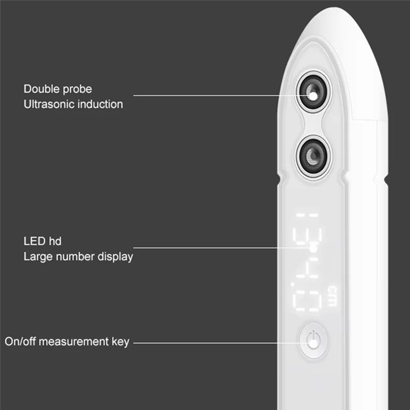 AA63 Stadiometro di misurazione dell'altezza CALDA Righello di misurazione dell'altezza portatile ad ultrasuoni portatile con Bluetooth per bambini