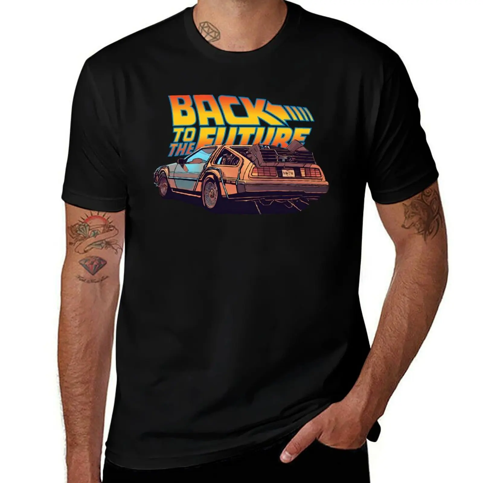 

Back To The Future T-Shirt man t shirt cotton high quality man t shirt graphic t shirt man luxury T-Shirt