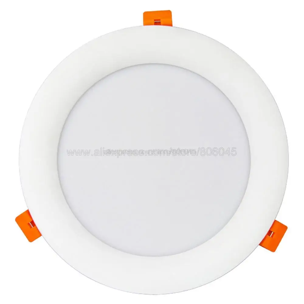 Lampu Diterima Downlight LED MiBoxer18W RGB + CCT FUT065 AC85-265V Kompatibel dengan WiFi 2.4G 4-Zone Remote Nirkabel & Kontrol Aplikasi