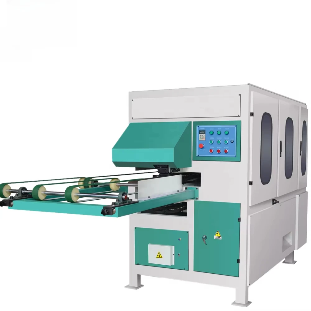 High Precision Artificial Board Machine Hot Pressing Veneer Edge Grinding Inclined Joint-Featuring Core Motor Pump Bearing PLC