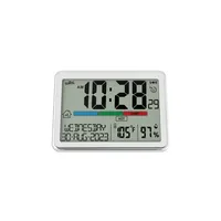 Digital Display Color Screen Indoor Temperature and Humidity Timer Home Multifunctional Electronic Alarm Clock Thermometer