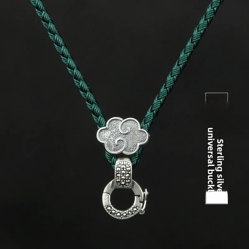 universal-silver-pendant-cord-for-crystal-amber-jade-carvings-pumpkin-seed-aped-clips-faion-jewelry-accories
