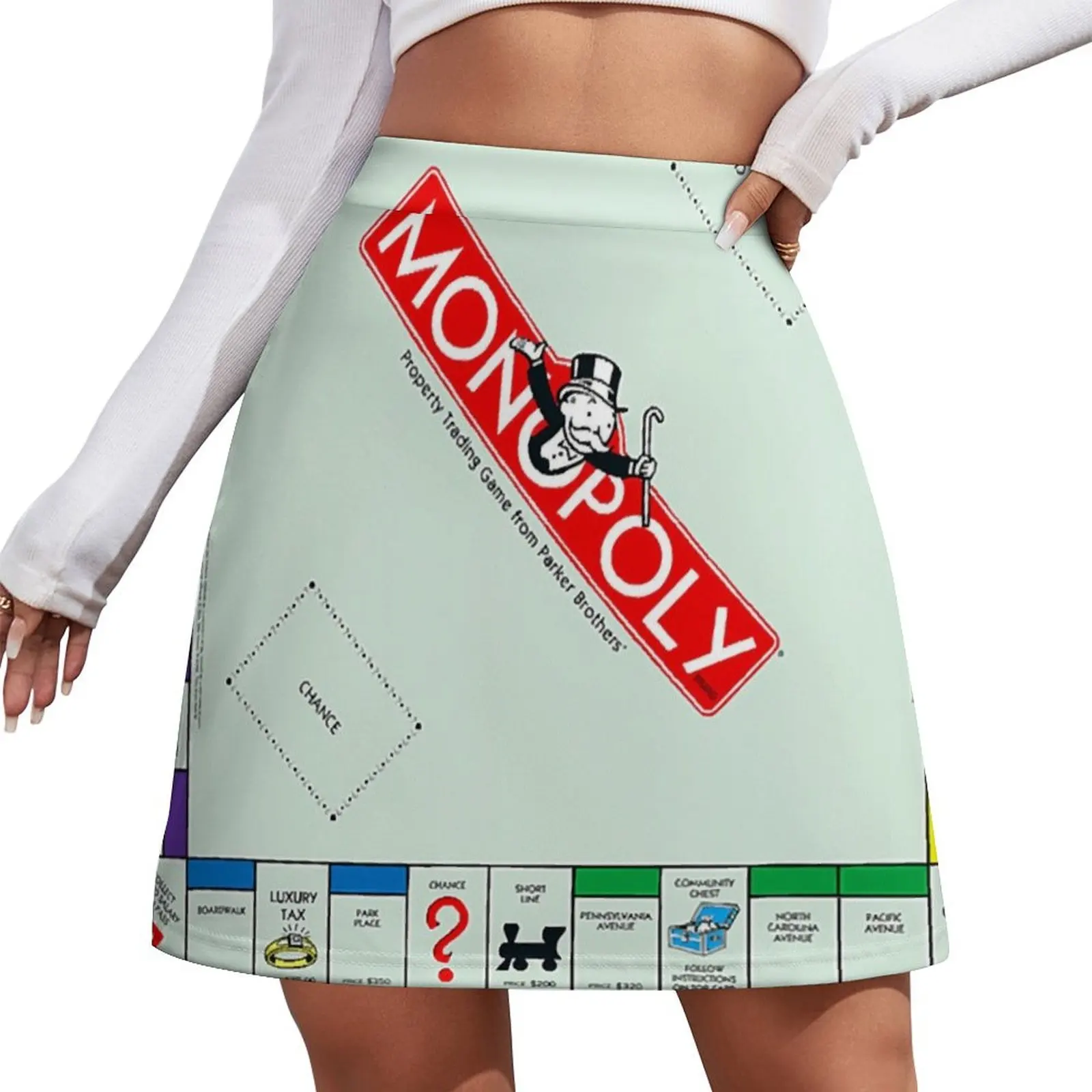 

Monopoly Gameboard Video Game Gamers Classic T-Shirt Copy Mini Skirt short skirt Skirt pants short for women Mini