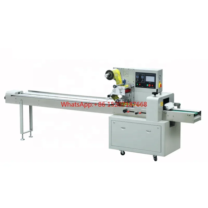 Factory Mini Flow Wrapping Machine Horizontal Form Fill Seal Flow Wrapper Pillow Packing Machine