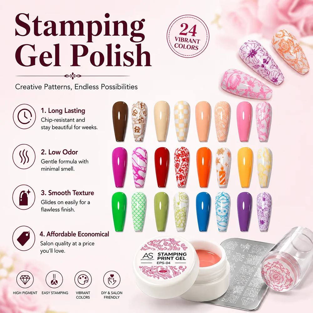 Stamping Polish Gel New Colors Stamping Polish Red Black White Purple Blue Soak Off Printed Gel UV Varnish for Nail Stamp Plate