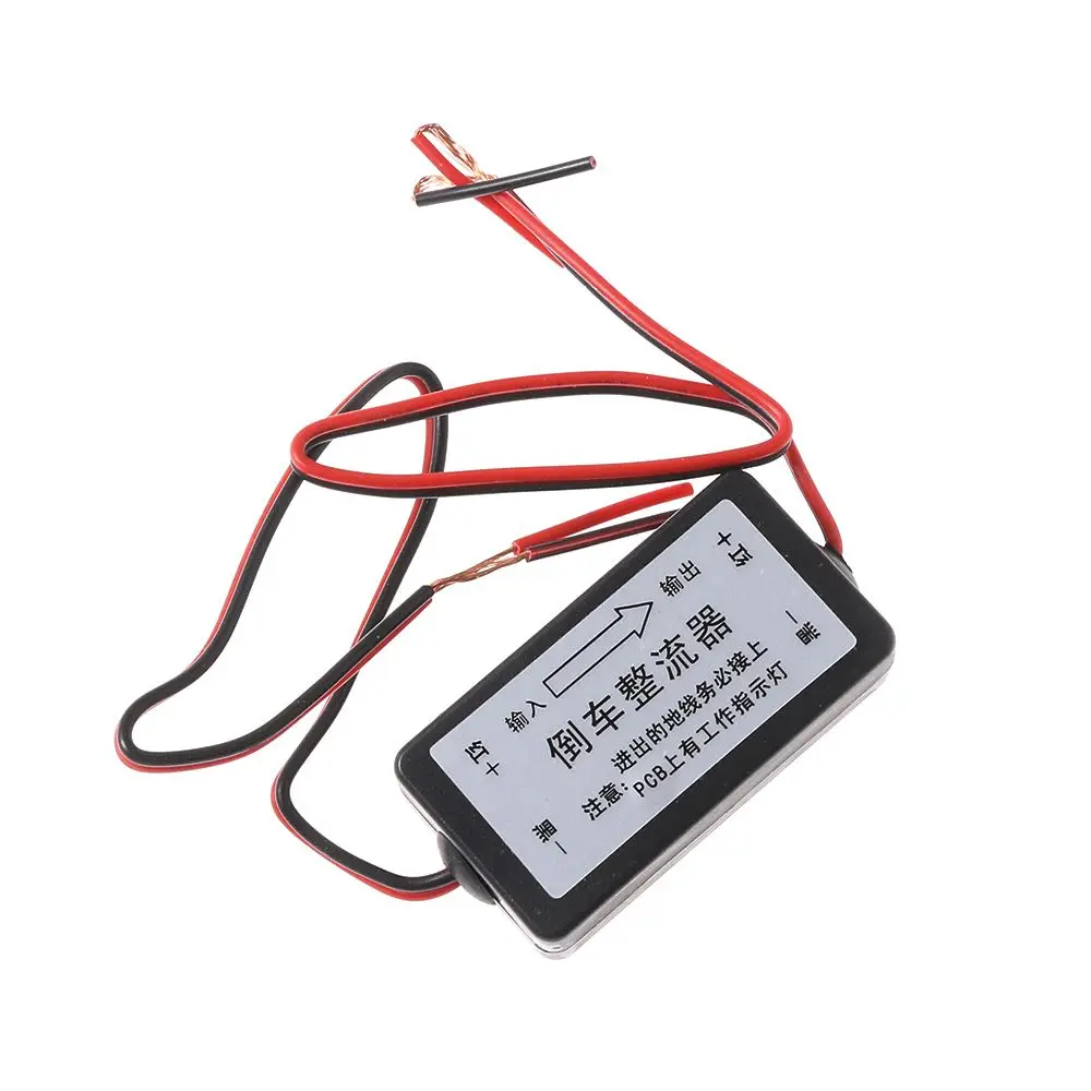Auto Monitor Screen Backup Camera 12V DC Power Filter Rectifier Relay Capacitor