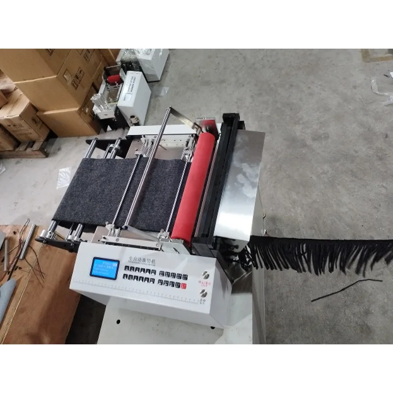 [ขายดี] เครื่องตัดพู่หนังประสิทธิภาพสูง เครื่องตัดริบบิ้นผ้า เครื่องตัดพู่ผ้าพันคอ