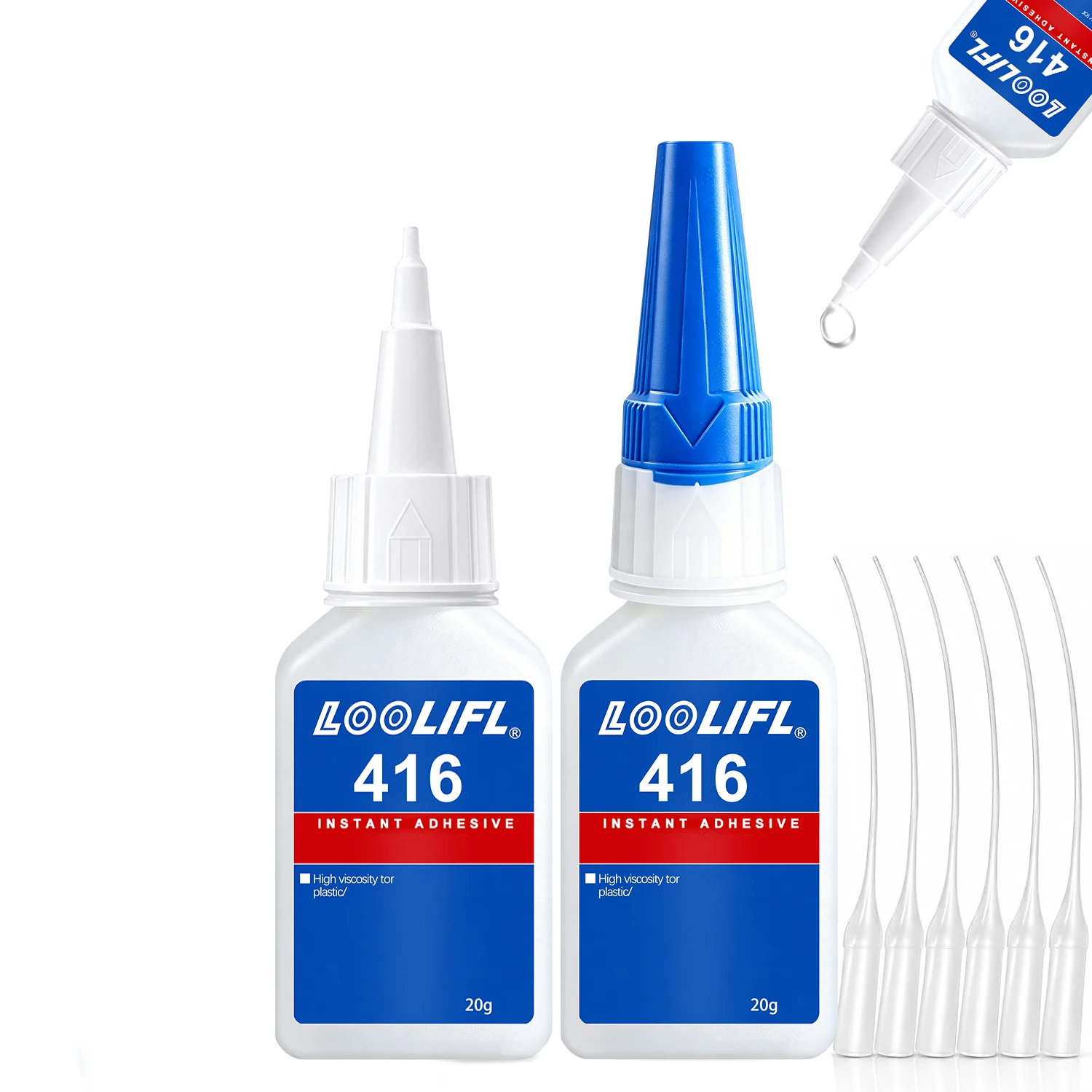 Spezieller Kunststoffkleber für Modelle und Miniaturmodelle, 20 g, sofort wirkender Kleber mit präziser Dosierspitze; starker Modellkleber, geeignet für PLA-, ABS-, PVC- und Acrylmaterialien sowie für
