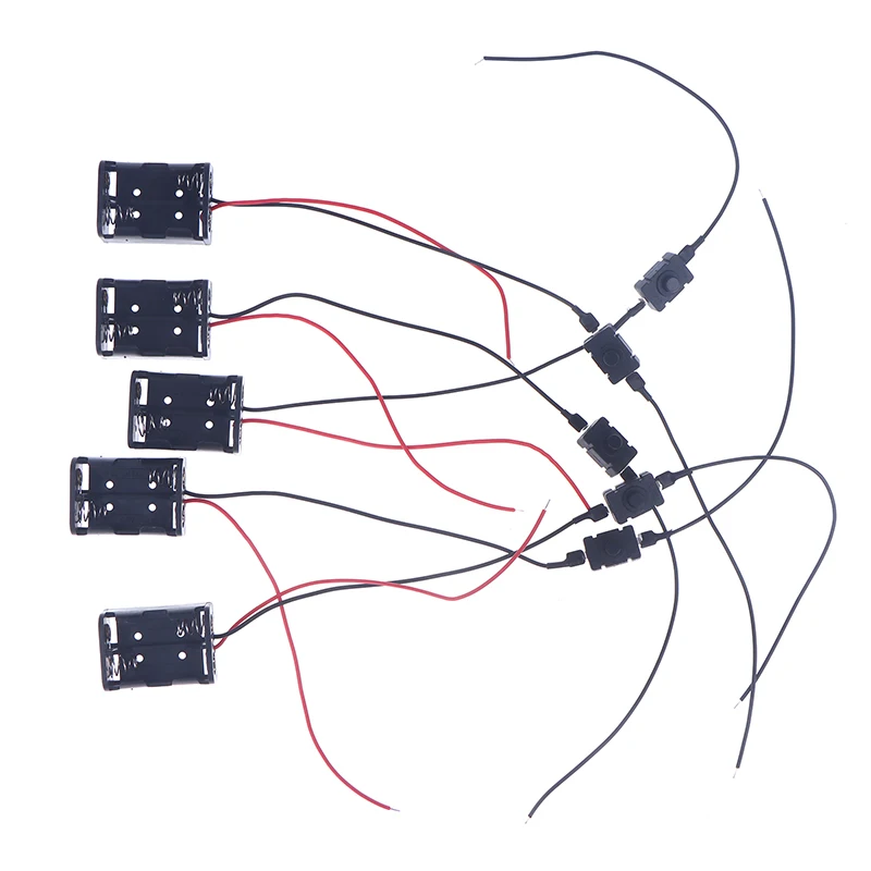 حافظة بمشبك بطارية ممتازة 23 أمبير Mn21 Ms21 لجهاز التحكم عن بعد في السيارة، حامل بطارية 12 فولت (5 قطع، أسود)
