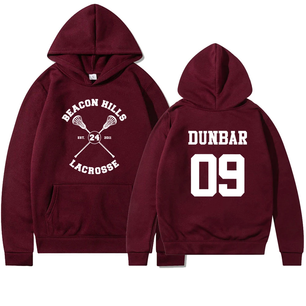 Sudadera con capucha de Teen Wolf Beacon Hills Stilinski 24 Lahey McCall, jersey de serie de televisión, sudadera con capucha de Hip Hop, ropa de