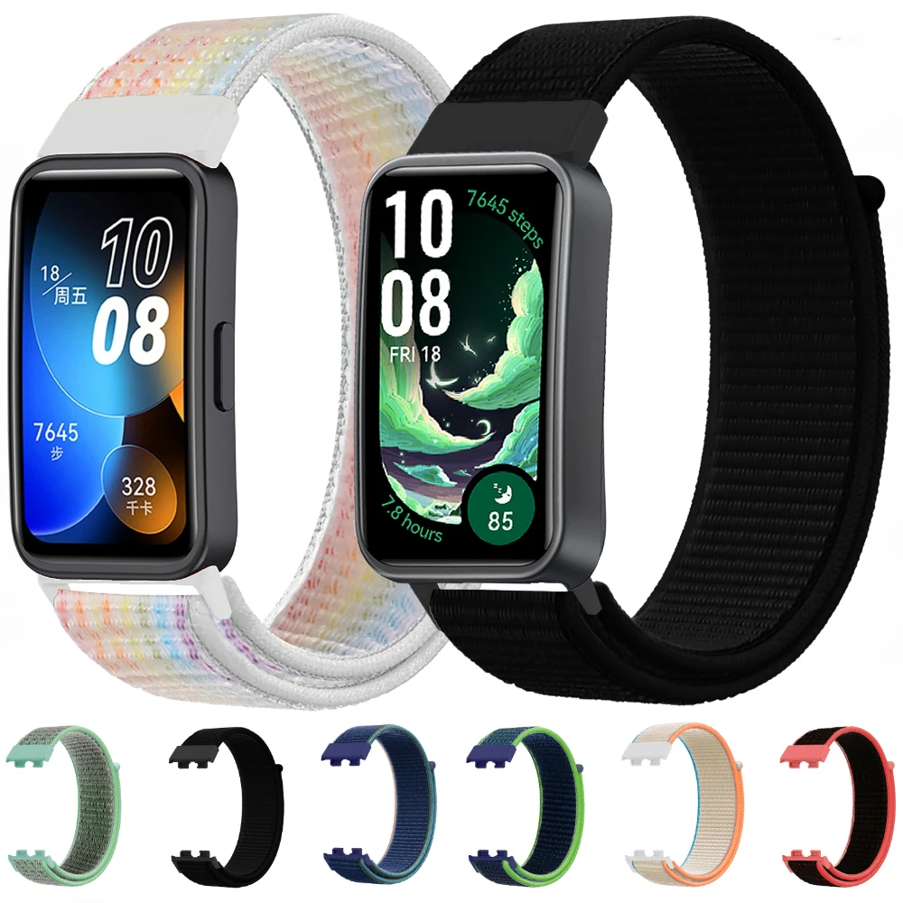 Нейлоновый ремешок-петля для Huawei Band 10 9 8, сменный браслет Correa для Huawei Band 9 8 7, аксессуары для ремешка для часов
