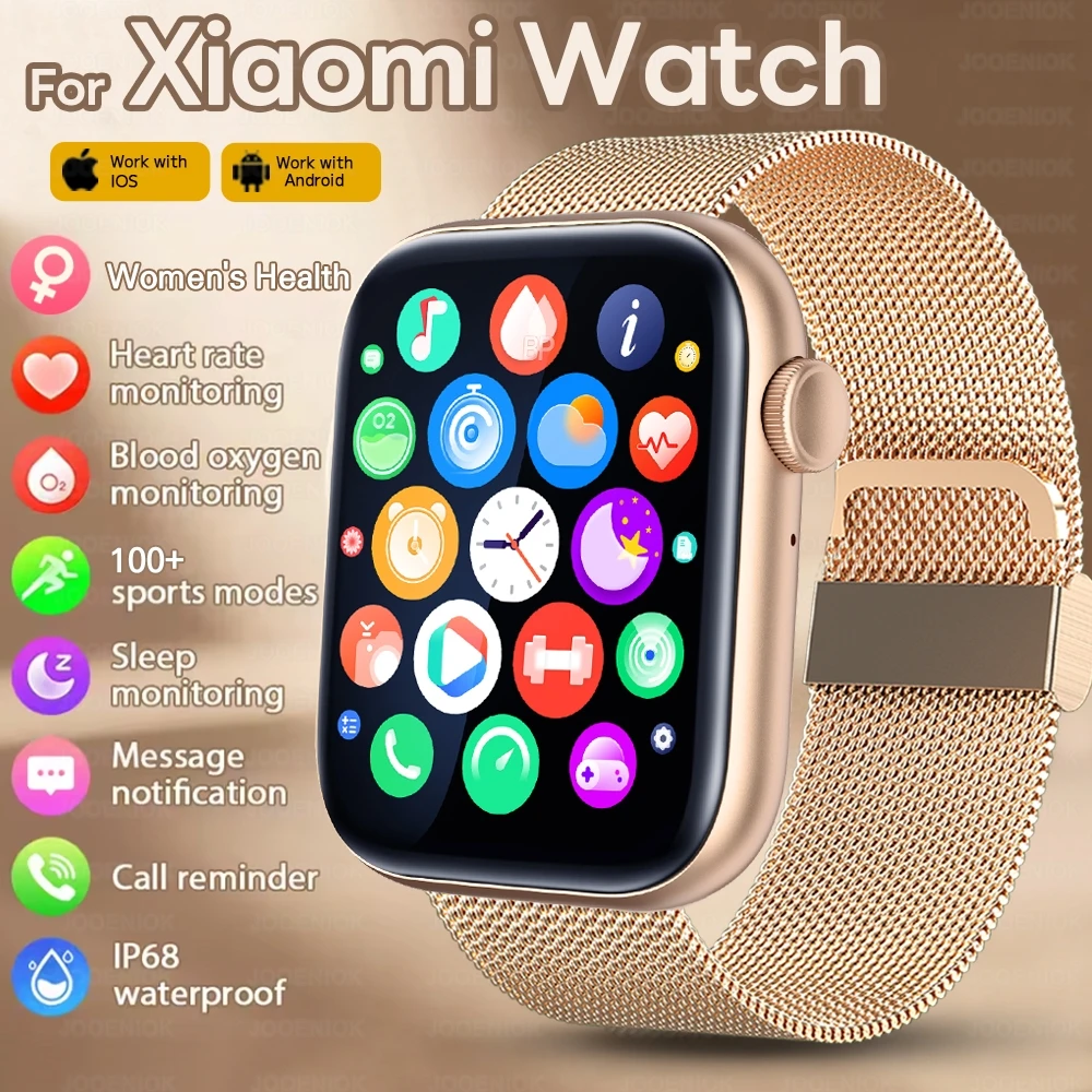 2025 New Smart Watch Women GPS Sports Bluetooth Call Heart Rate Health Bracelet 100+Sports Waterproof Smartwatch Men