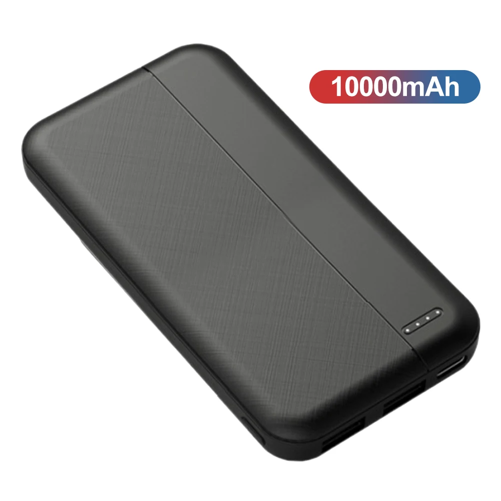 New 10000mAh Mini Power Bank USB Charger Fast Charging External Battery Pack For Heating Jacket Vest Scarf Socks Equipment