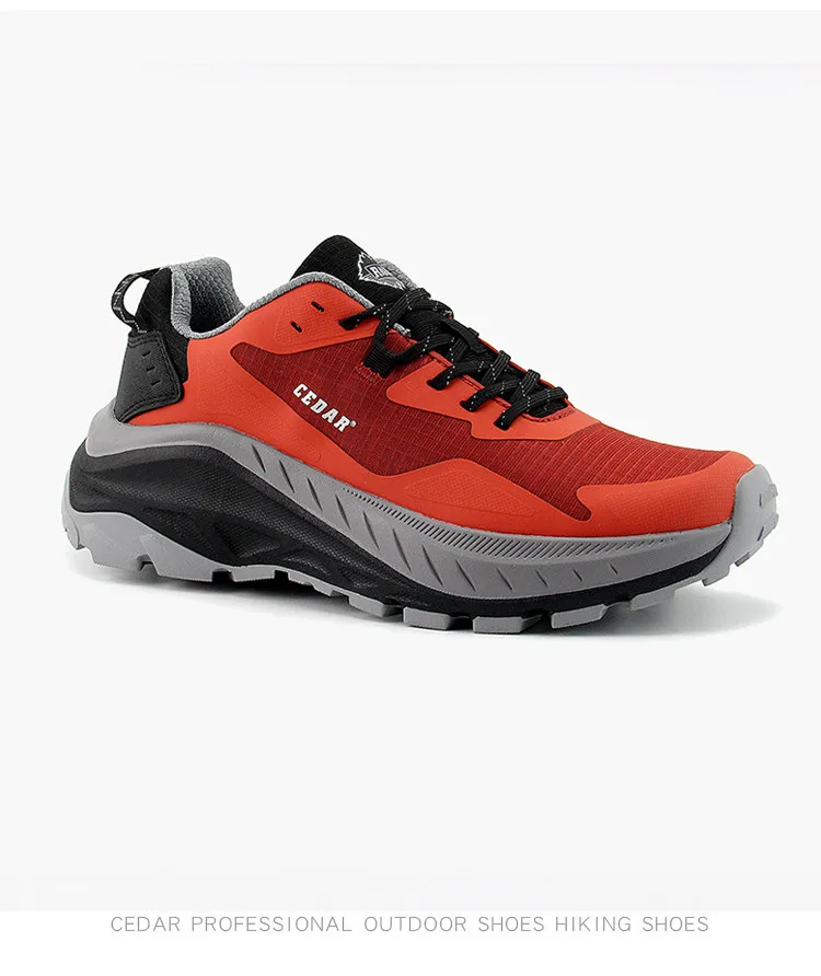 RAN Wanderschuhe Herren Trekking-Sneaker Rutschfeste Freizeitschuhe Knöchelhohe Damen Outdoor-Sportschuhe Dämpfung Leichtgewicht Taktische Stiefel – Detail 13