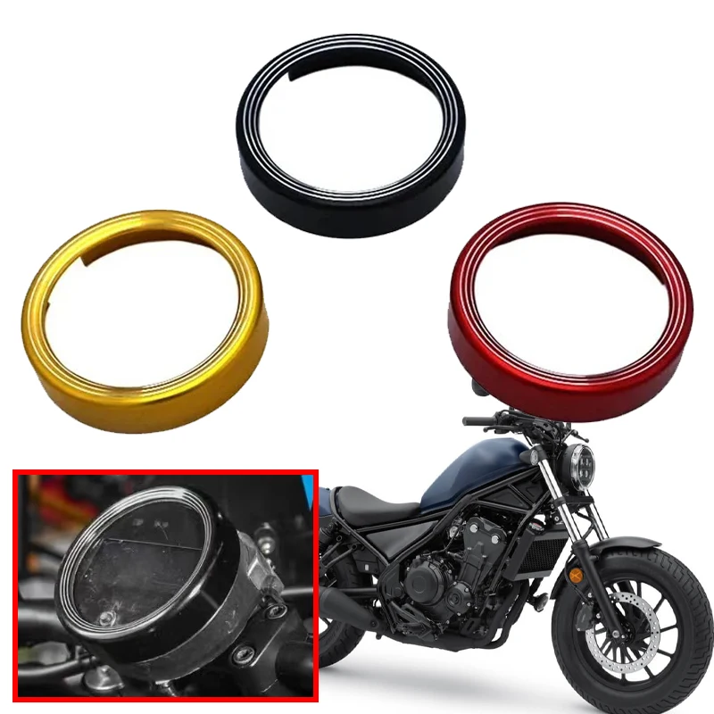 

Motorcycle Speedometer Gauge Instrument Meter Ring Cover Fit For Honda Rebel500 Rebel300 CMX500 CMX300 Rebel 500 300 2020-2021