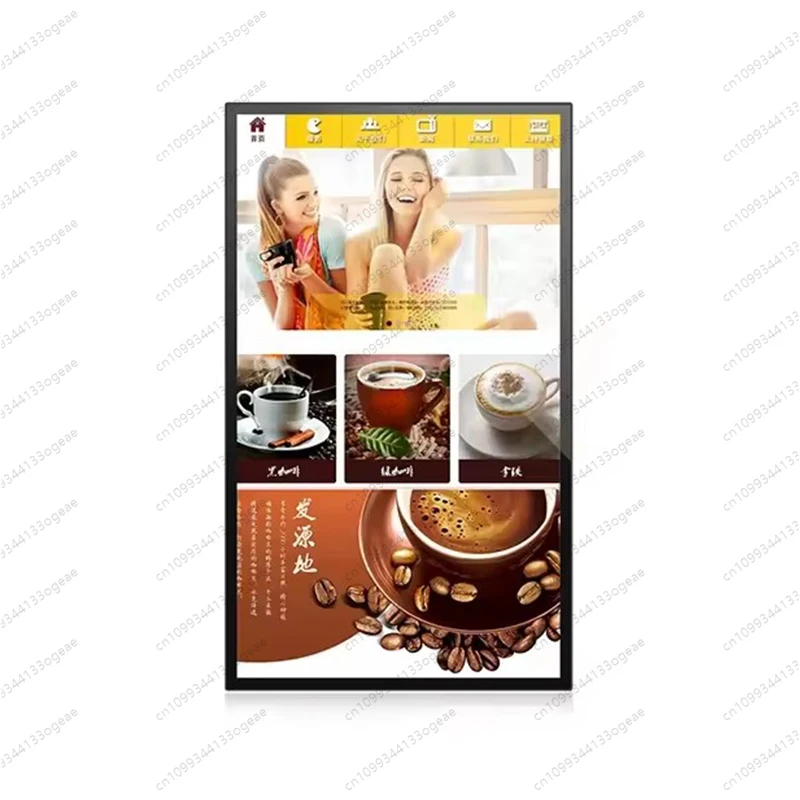 New Wall Mount 43inch Digital Signage Commercial Display Android Tablet Pc POE NFC Camera Touch Screen RK3566 Business Use
