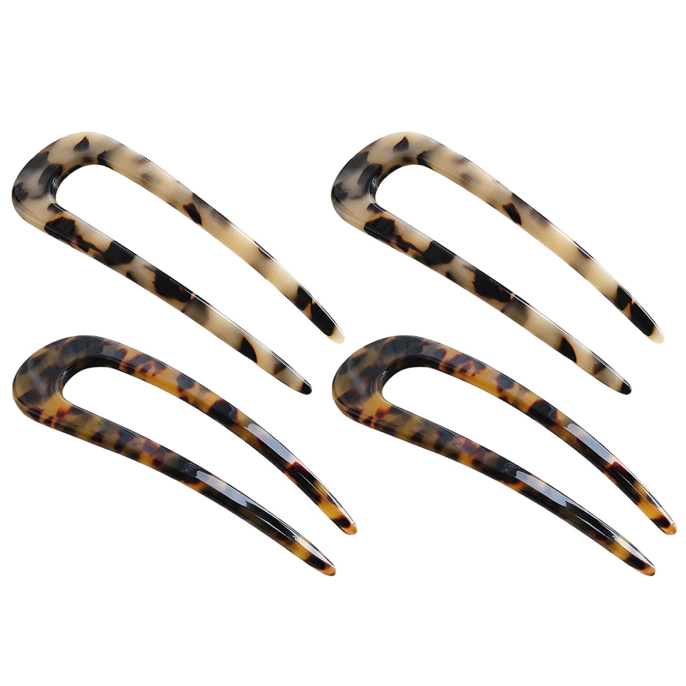 

Hairpin U Shaped Decors Sticks Women Styling Accessories Clips Hairpins Chignons Barrettes