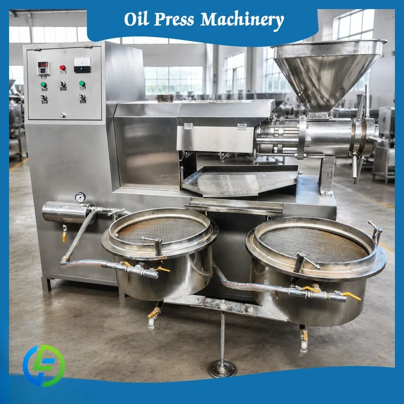 Full Automatic Easy Operation Cold Pressing Sesame Walnut Almond Oil Mill Workshop Modern Screw Oil Press Machine FL Customized