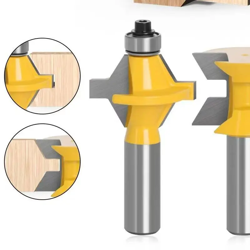 Wood Joint Router Bit Tenon Grooving Panel Splicing Cutter For Wood Router Splitting Groove Milling Cutting Woodworking Tool