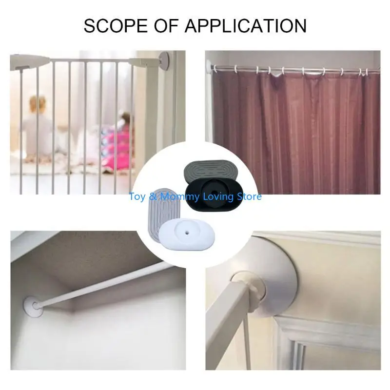 

Y1QF 4 шт., защитные ворота для детей, настенная защита, защитная накладка для ограждения, совместимость с различными воротами и