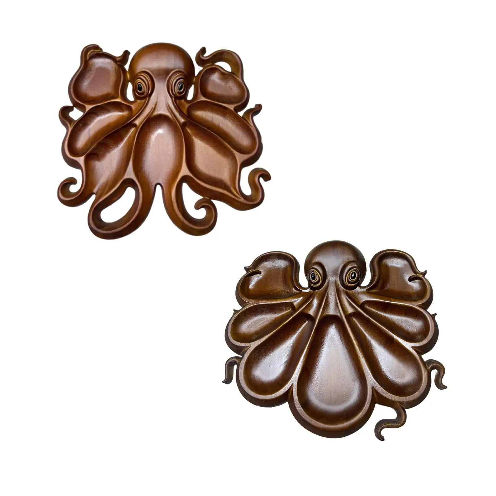 

Octopus Charcuterie Platter Practical Multifunction Wood Serving Tray for Outdoor Fruits Displaying Board Dining Room Kitchen