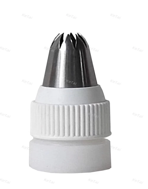 Filler Mounted Nozzle Converter 6 Petals 8 Petals Selectable Cake Cream Cheese Quantitative Manual Filling Machine Spare