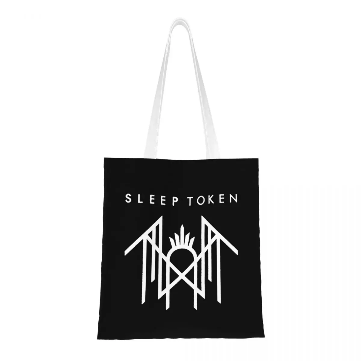 

Sleep-Tokens Logo Canvas Tote Bag Eco-Friendly Large Capacity Shopping Bag for Women School Bags