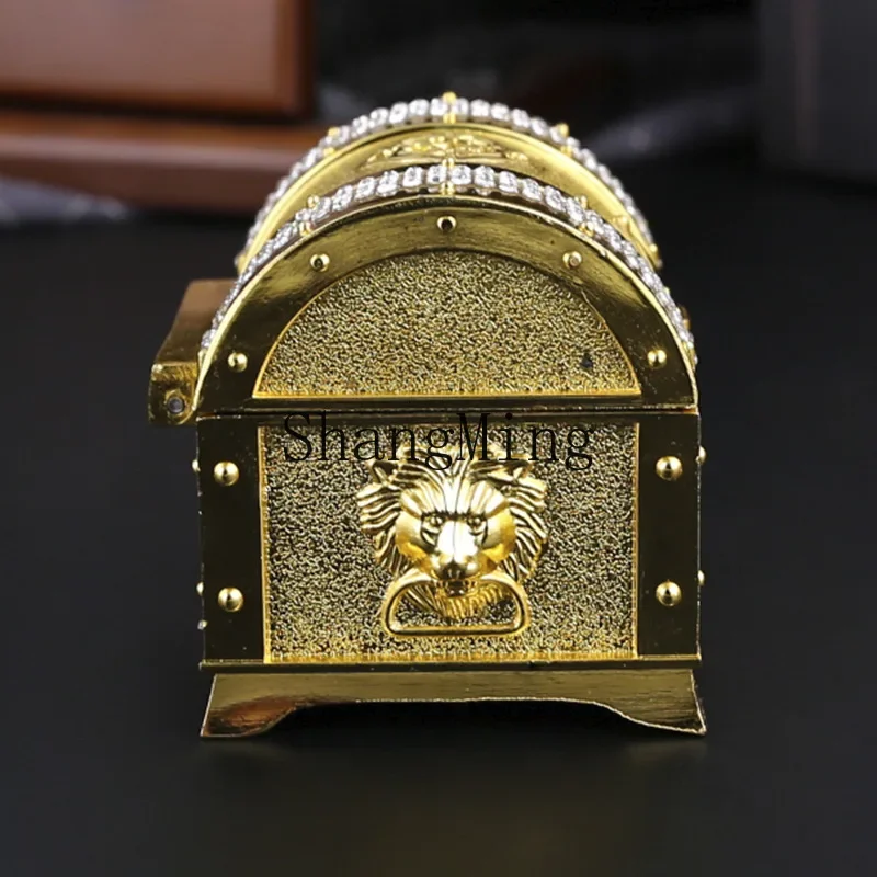 

CLL zinc alloy creative retro classic Treasure box jewelry storage box small ring earrings bracelet jewelry box